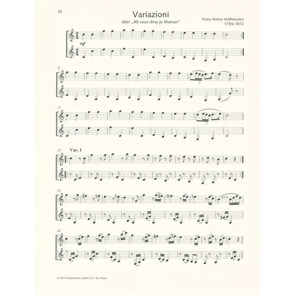 Schott Duets for Fun Clarinet