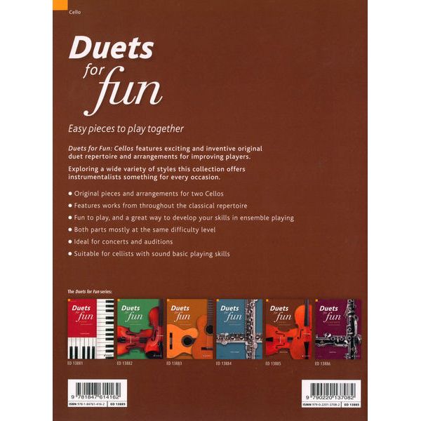 Schott Duets for Fun Cello