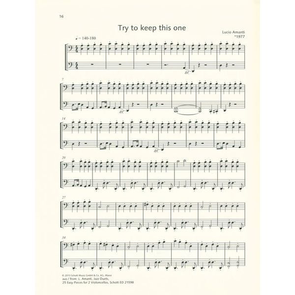 Schott Duets for Fun Cello