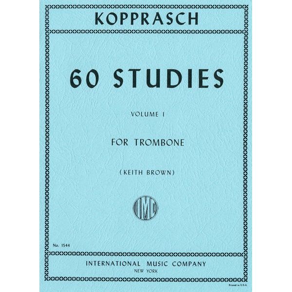 International Music Company Kopprasch 60 Studies 1 Tromb