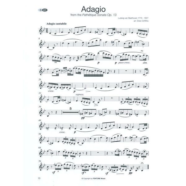 Fentone Music From Bach To Ravel Clarinet
