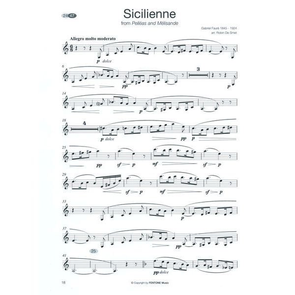 Fentone Music From Bach To Ravel Clarinet