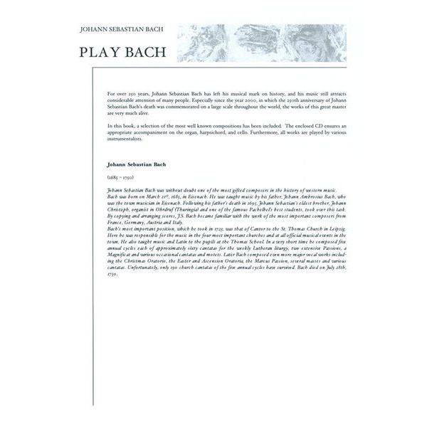 De Haske Play Bach Trombone/Euphonium