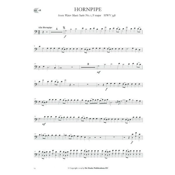 De Haske Play Händel Trombone/Eup