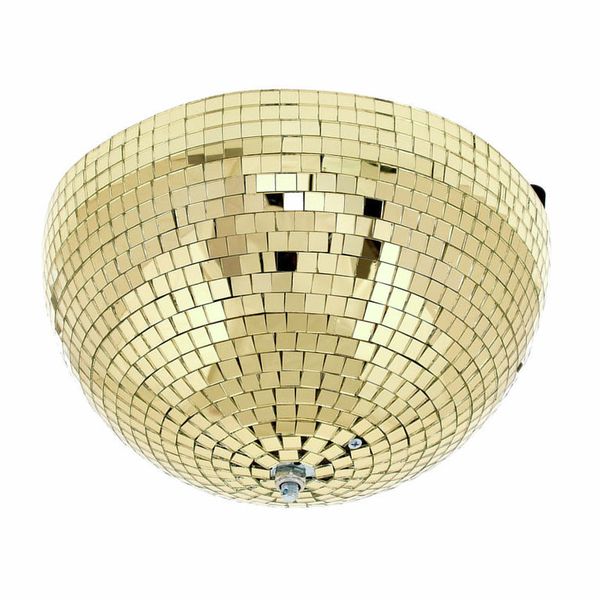 Eurolite Half Mirror Ball 30cm gold