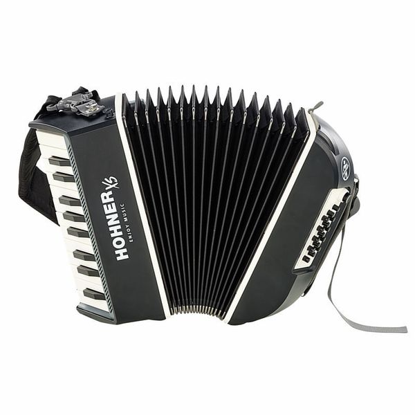 Hohner XS Adult Piano Accordion, Dark Grey