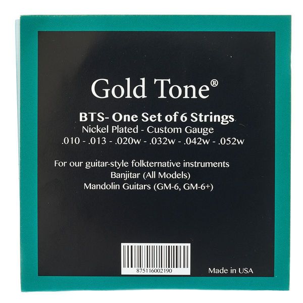 Gold Tone BTS Guitar Banjitar Strings
