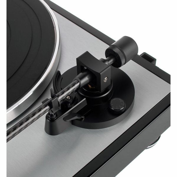 Giradischi Thorens TD 402 DD A Trasmissione Diretta – Braccio In Carbonio, Pickup AT VM95 E, Auto Start/Stop, Nero Lucido