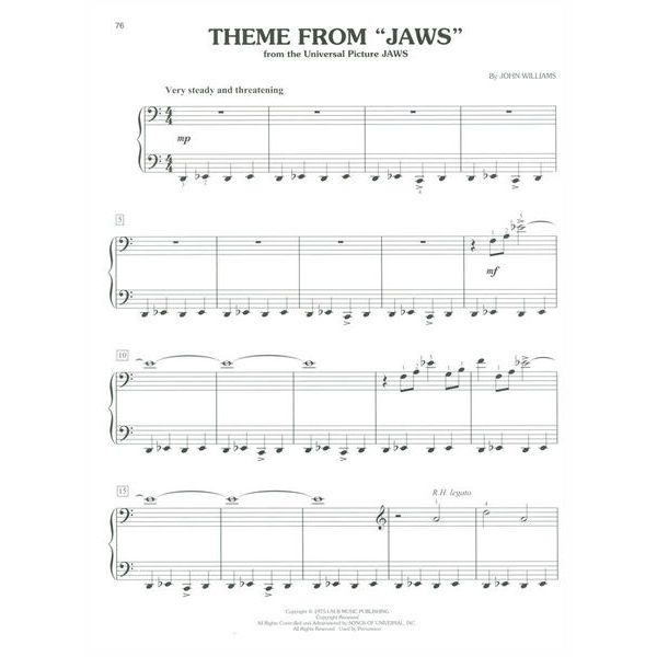 Hal Leonard John Williams Easy Piano Anth.