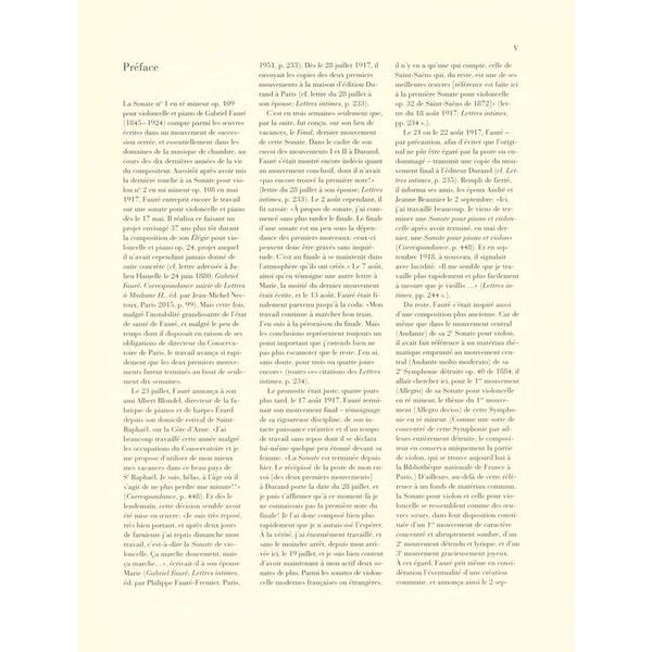 Henle Verlag Fauré Cellosonate Nr. 1