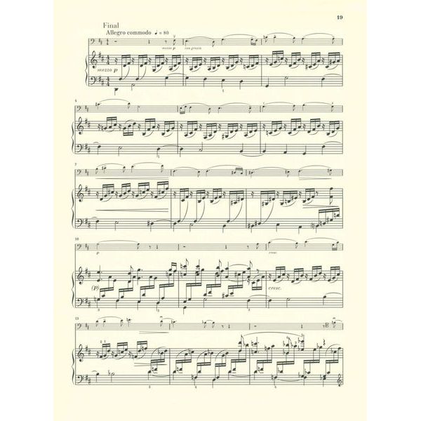 Henle Verlag Fauré Cellosonate Nr. 1