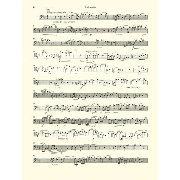 Henle Verlag Fauré Cellosonate Nr. 1