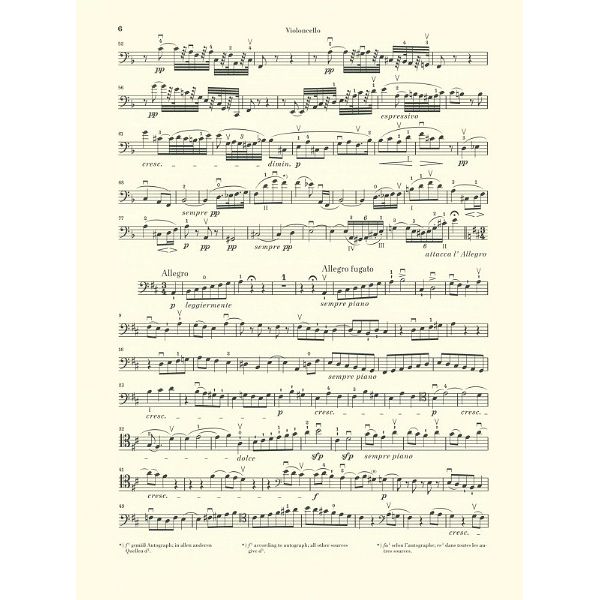 Henle Verlag Beethoven Sonate D-Dur Cello