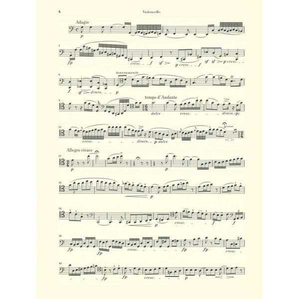 Henle Verlag Beethoven Sonate C-Dur Cello
