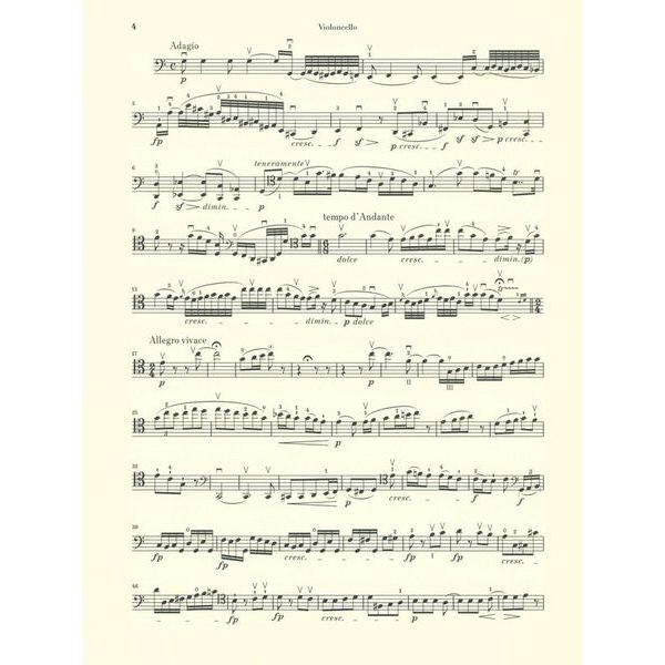 Henle Verlag Beethoven Sonate C-Dur Cello