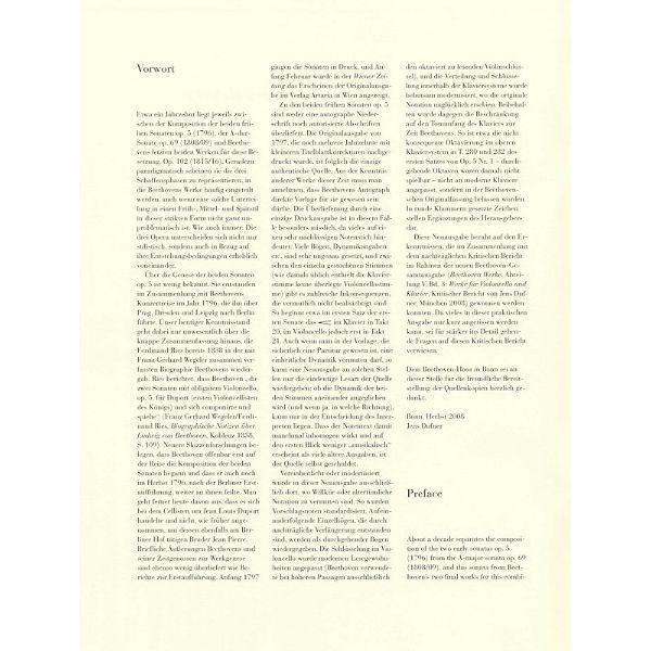 Henle Verlag Beethoven Sonate F-Dur Cello