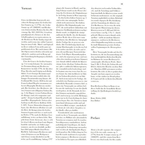 Henle Verlag Beethoven Sonate g-moll Cello