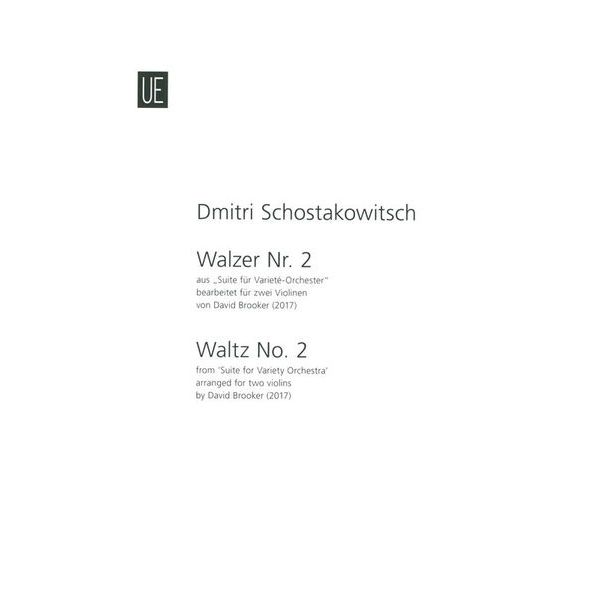 Universal Edition Schostakowitsch Walzer Nr.2