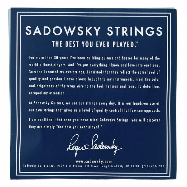 Sadowsky Blue Label SS 040-100
