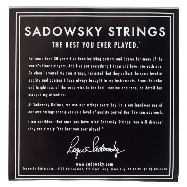 Sadowsky Black Label SBN 40-100