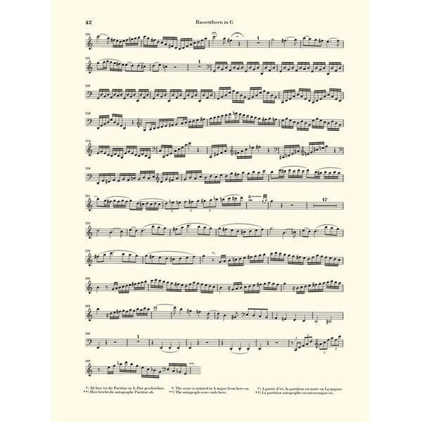 Henle Verlag Mozart Klarinettenkonzert