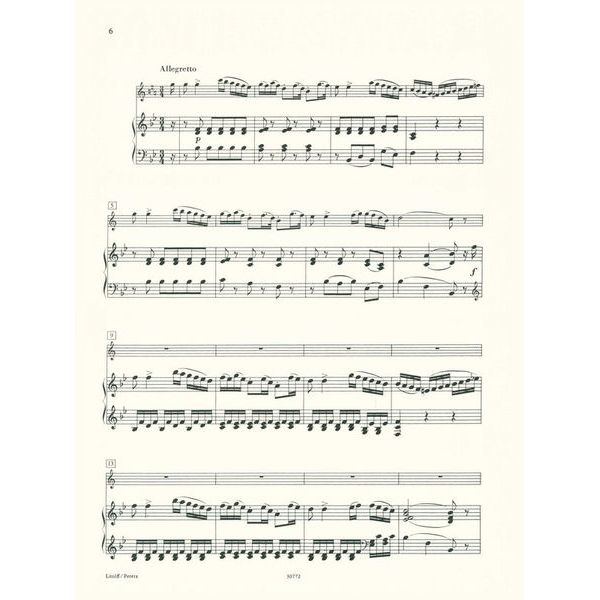 Edition Peters Donizetti Concertino B-Dur