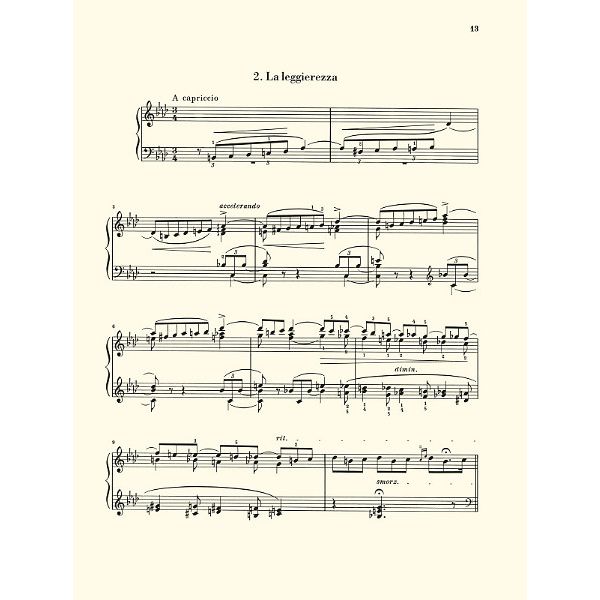 Henle Verlag Liszt Trois Etudes de Concert