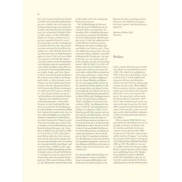 Henle Verlag Liszt Trois Etudes de Concert