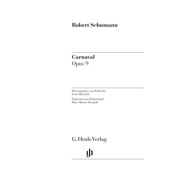 Henle Verlag Schumann Carnaval op. 9