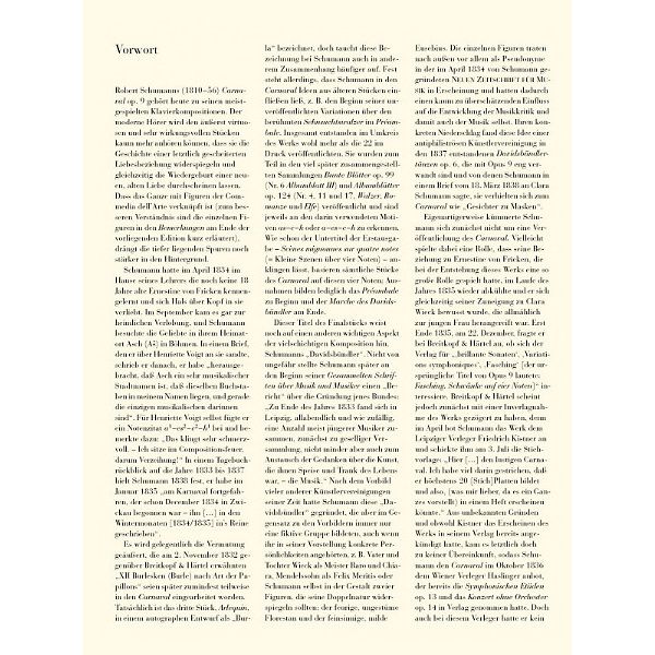 Henle Verlag Schumann Carnaval op. 9