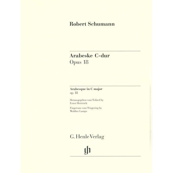 Henle Verlag Schumann Arabeske C-Dur