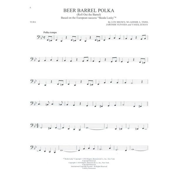 Hal Leonard 50 Songs You Should Tuba