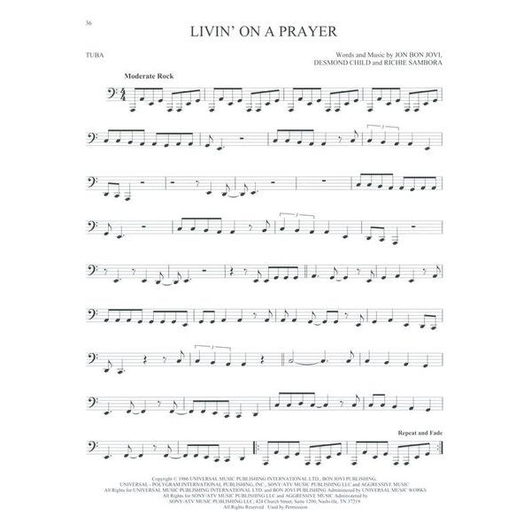 Hal Leonard 50 Songs You Should Tuba