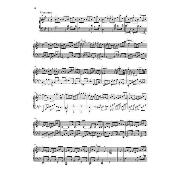 Henle Verlag Bach Sechs Partiten BWV825-830