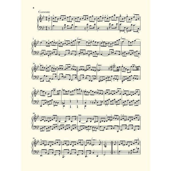 Henle Verlag Bach Sechs Partiten BWV825-830