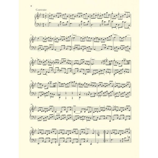 Henle Verlag Bach Sechs Partiten BWV825-830