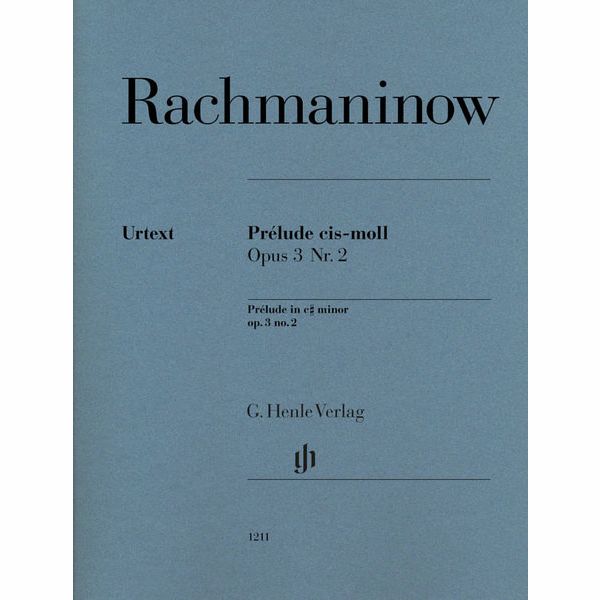 Henle Verlag Rachmaninow Prélude cis-moll