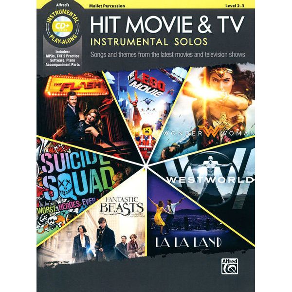 Alfred Music Publishing Hit Movie & TV Solos Mallets
