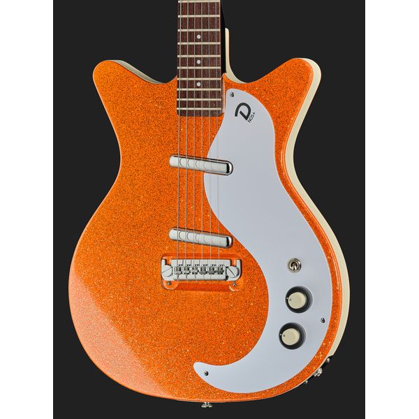 Danelectro 59M NOS+ Orange Metalflake