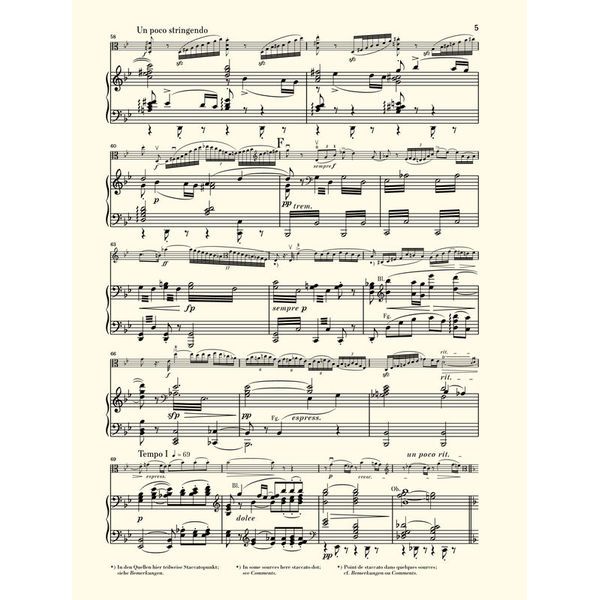 Henle Verlag Bruch Romanze F-Dur Viola