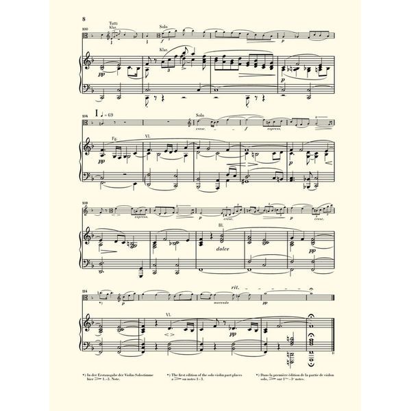 Henle Verlag Bruch Romanze F-Dur Viola