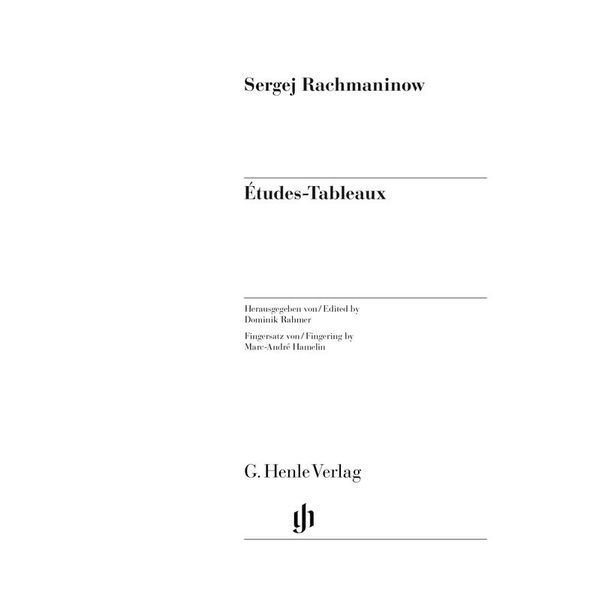 Henle Verlag Rachmaninow Études-Tableaux