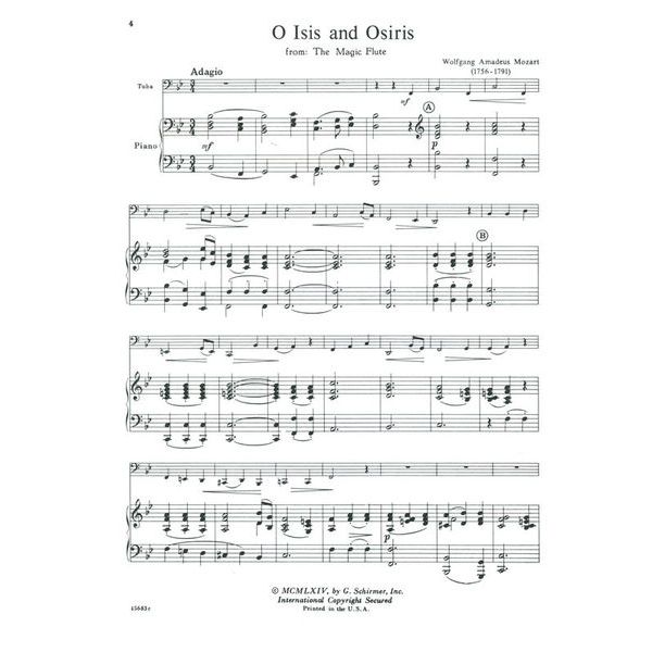 G. Schirmer Solos for the Tuba Player