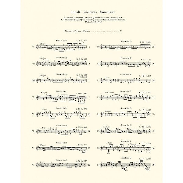 Henle Verlag Scarlatti Klaviersonaten IV