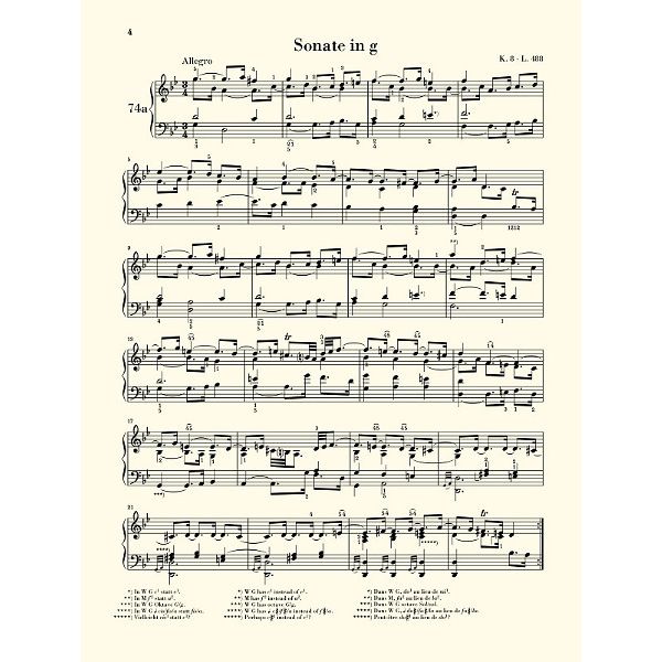 Henle Verlag Scarlatti Klaviersonaten IV