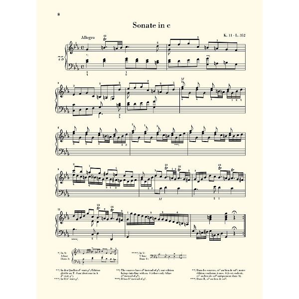 Henle Verlag Scarlatti Klaviersonaten IV