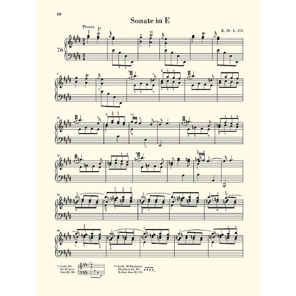 Henle Verlag Scarlatti Klaviersonaten IV