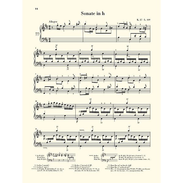 Henle Verlag Scarlatti Klaviersonaten IV