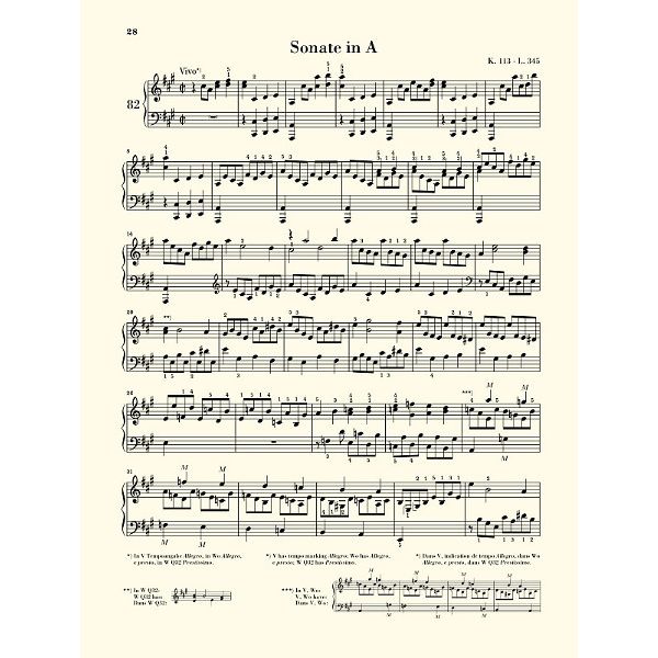 Henle Verlag Scarlatti Klaviersonaten IV