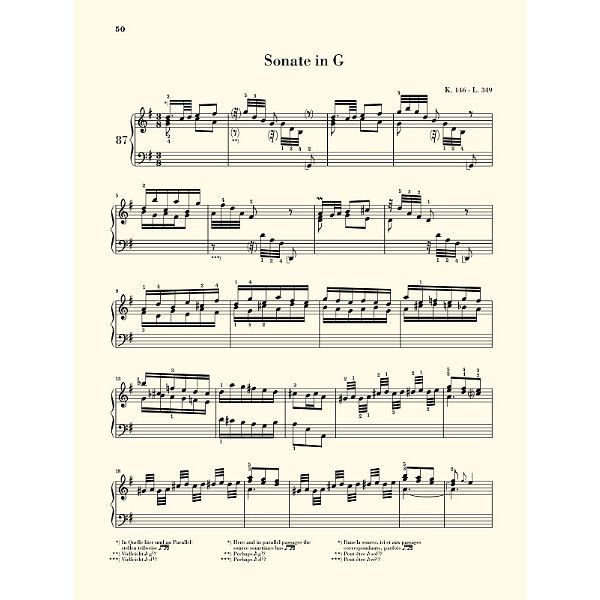 Henle Verlag Scarlatti Klaviersonaten IV